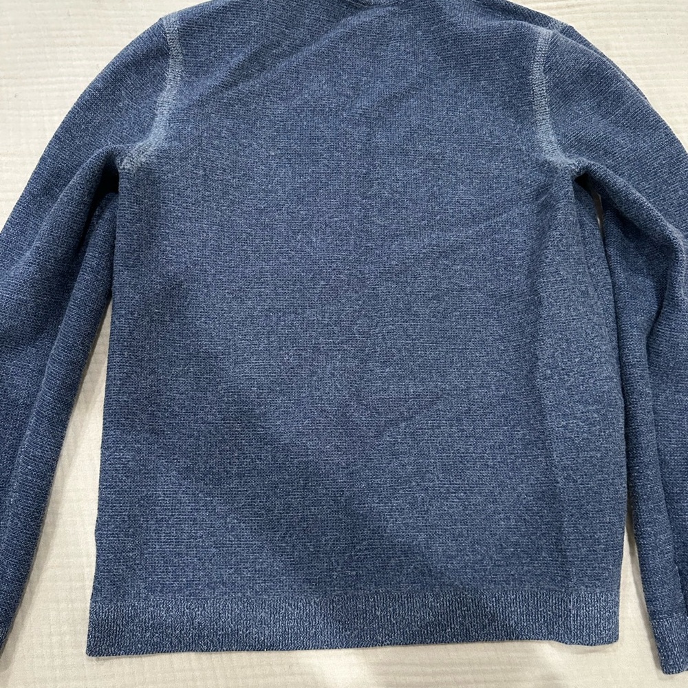 Theory Men's Blue Merino Blend Sweater - Picture 6 of 6